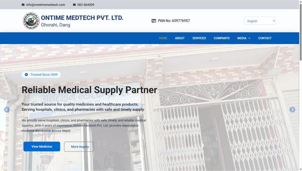 Ontime Medtech Pvt. Ltd